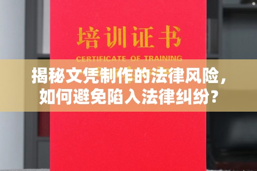 运城揭秘文凭制作的法律风险，如何避免陷入法律纠纷？